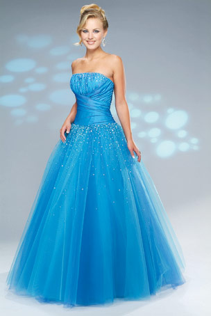 blue prom dress	